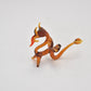 Vintage Murano Art Glass Dragon Figurine Ornament Statue