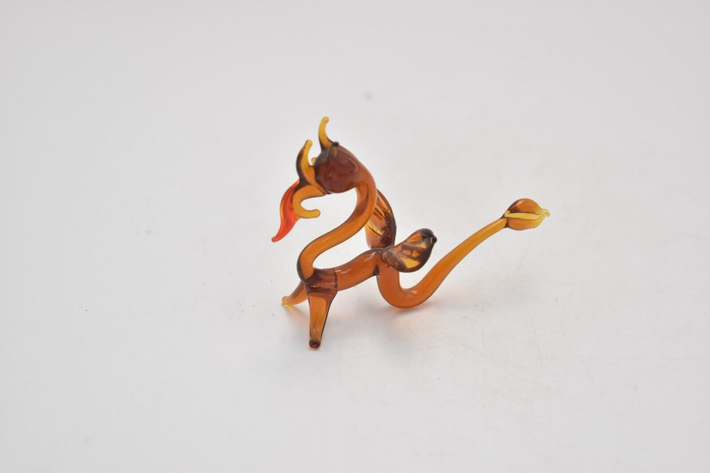 Vintage Murano Art Glass Dragon Figurine Ornament Statue