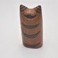 Vintage Brown Character Cat Figurine Statue Ornament