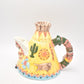 Vintage Fitz & Floyd Omnibus Indian Chief Tee Pee Teapot Decorative Novelty