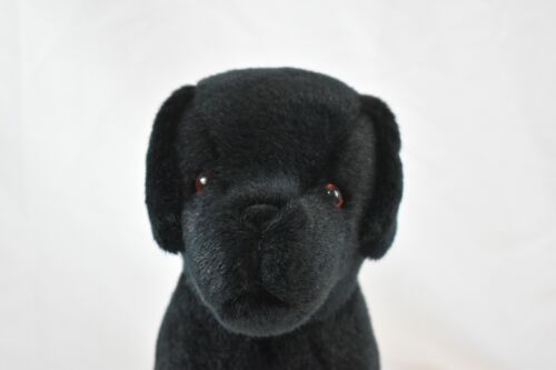 Merrythought Black Labrador Puppy Dog Plush Soft Toy