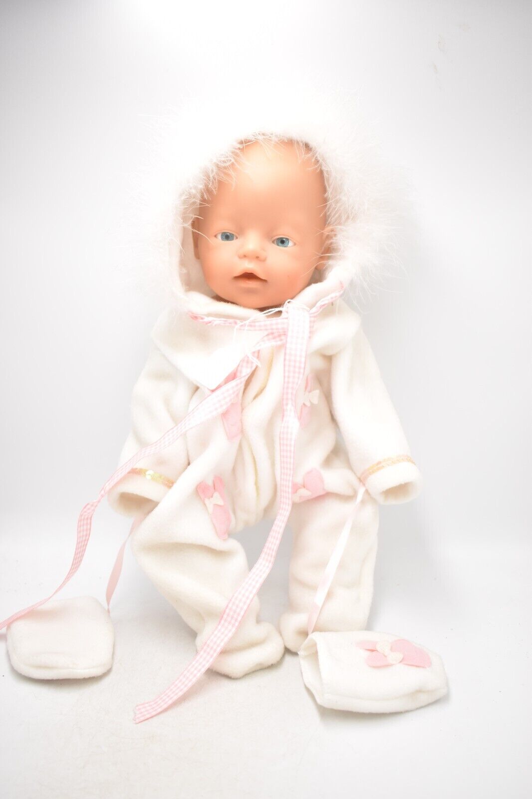 Vintage Zapf Creations Germany Lifelike Baby Doll 36cm (14") in Babygrow