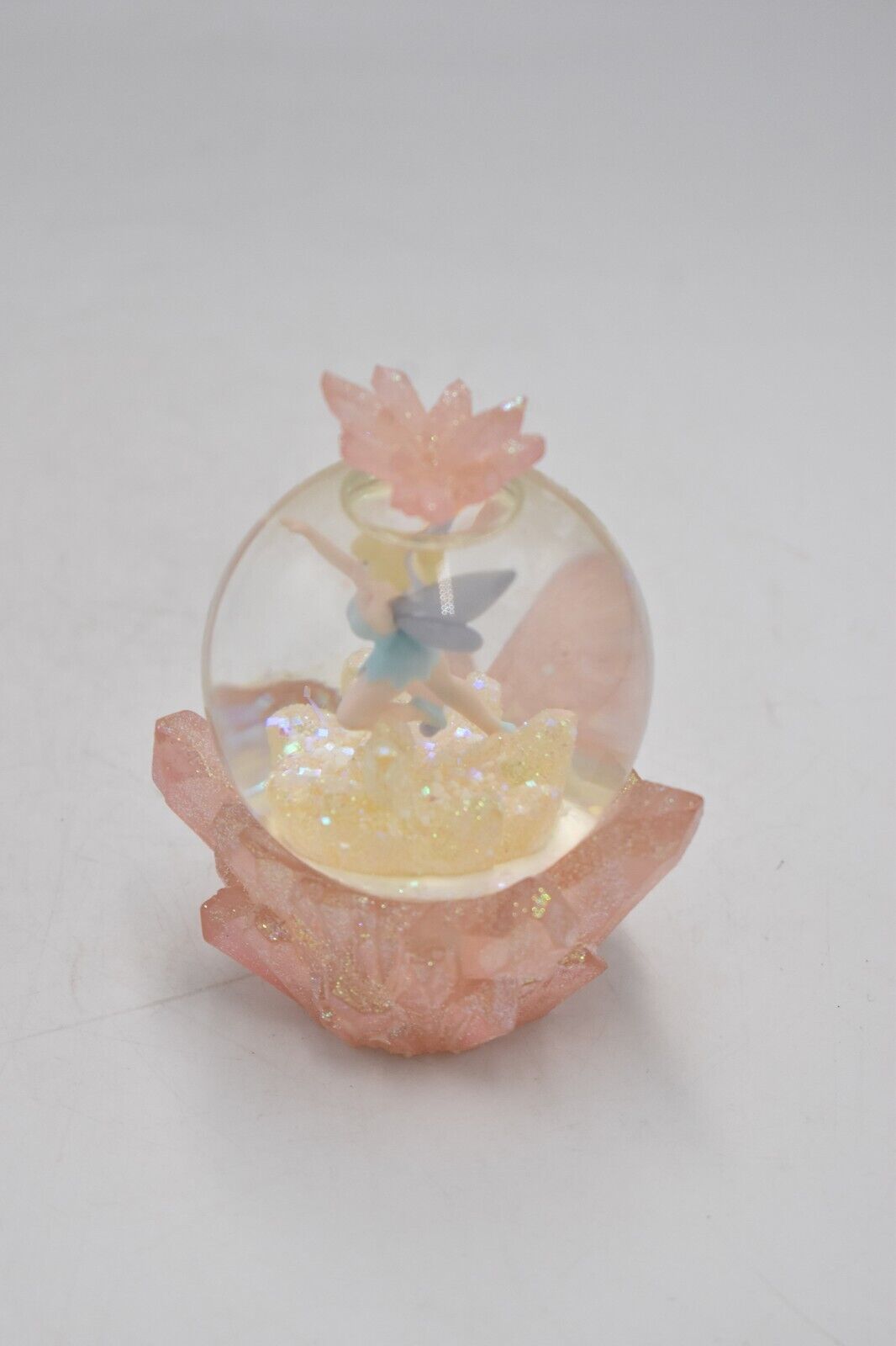 Disney Tinkerbell Mini Snow Globe – Excellent Condition – 4"