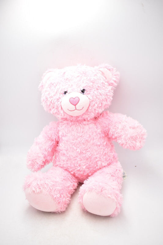 Build-A-Bear Baby Pink Cuddles Teddy Bear Plush – Heart Nose