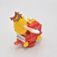 M&M's Yellow Character Reindeer on a Christmas Train Cake Topper 2005