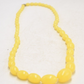 Art Deco Bakelite Butterscoth Amber Egg Yolk Graduated Beaded Necklace 60cm