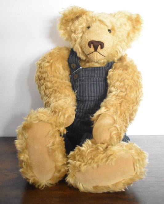 Vintage Artist Teddy Bear by Monks Mohair Large Teddy Bear Retired