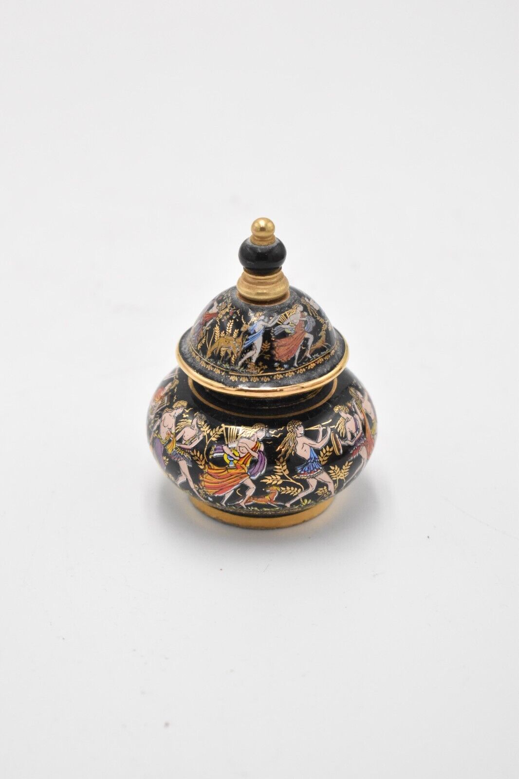 Vintage Venus Series Solid Perfume Bottle Made In Greece Scent Pot