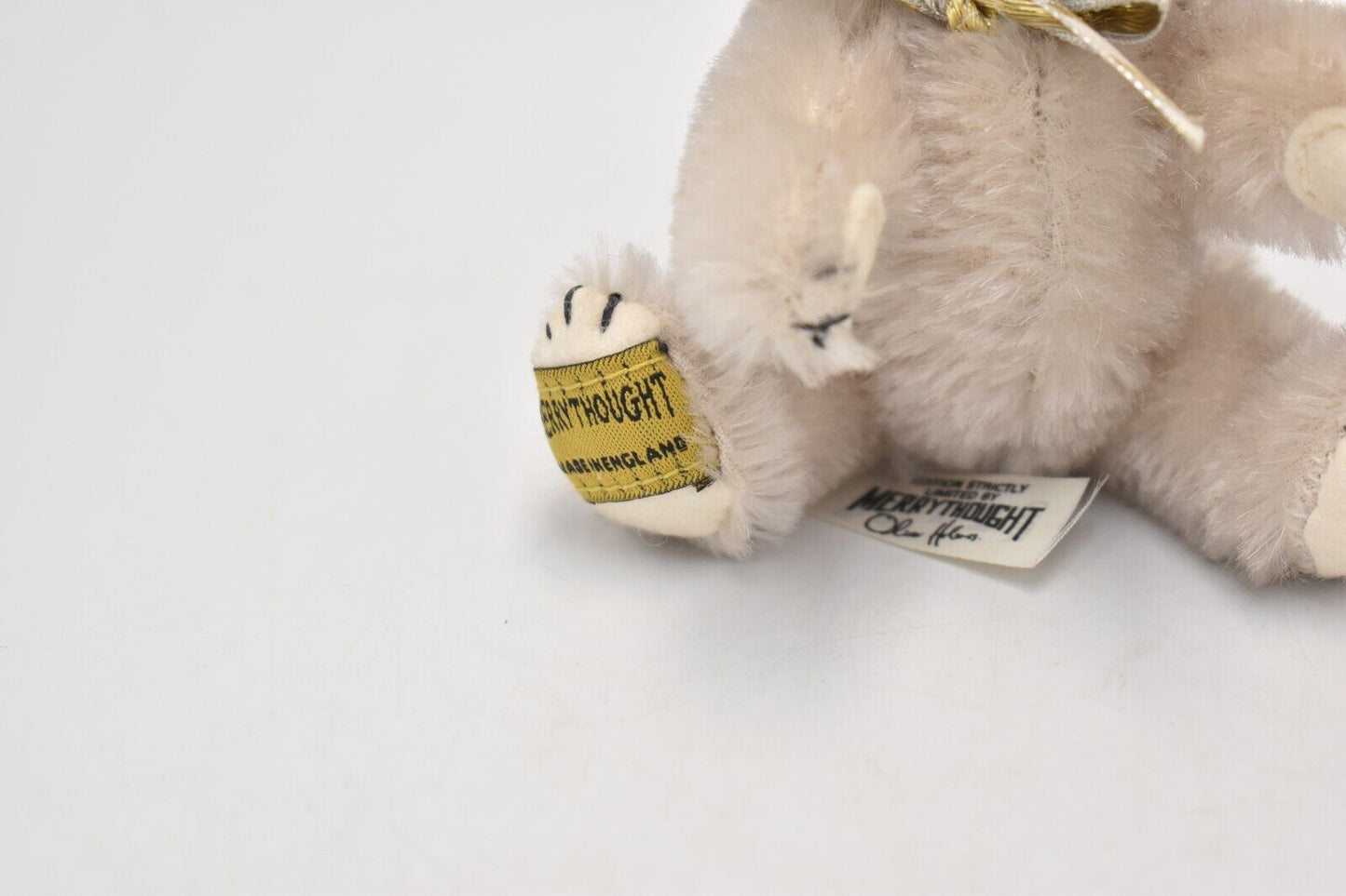 Merrythought Grey Cheeky Bear Limited Edition Retired