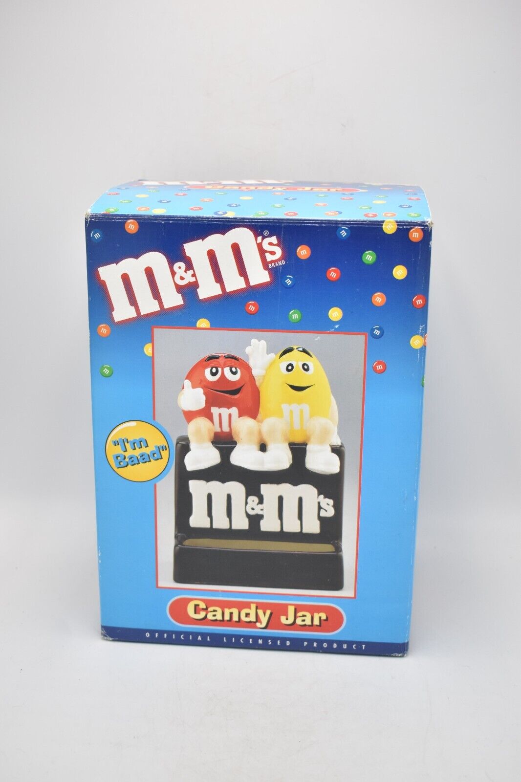 M&M’s Ceramic Sweet Candy Jar I’m Baad Nuts by Benjamin & Medwin