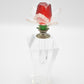 Vintage 3D Rose Glass Decorative Perfume Bottle