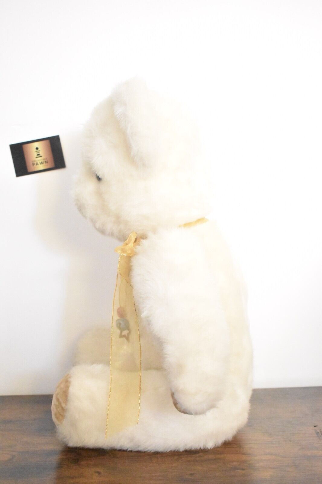 Vintage Large White Merrythought Teddy Bear Plush Soft Toy 60cm