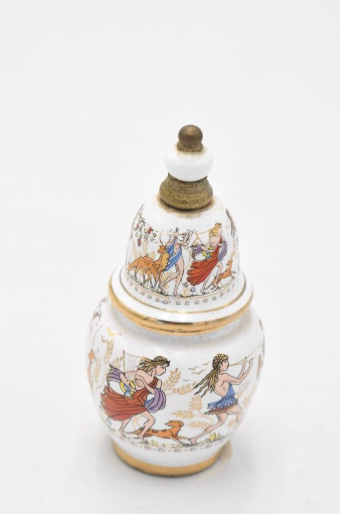 Vintage Venus Series Solid Perfume Bottle Made In Greece Scent Pot