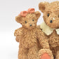 Vintage Teddy Bear Mum and Baby Bear Resin Figurine Ornament Statue