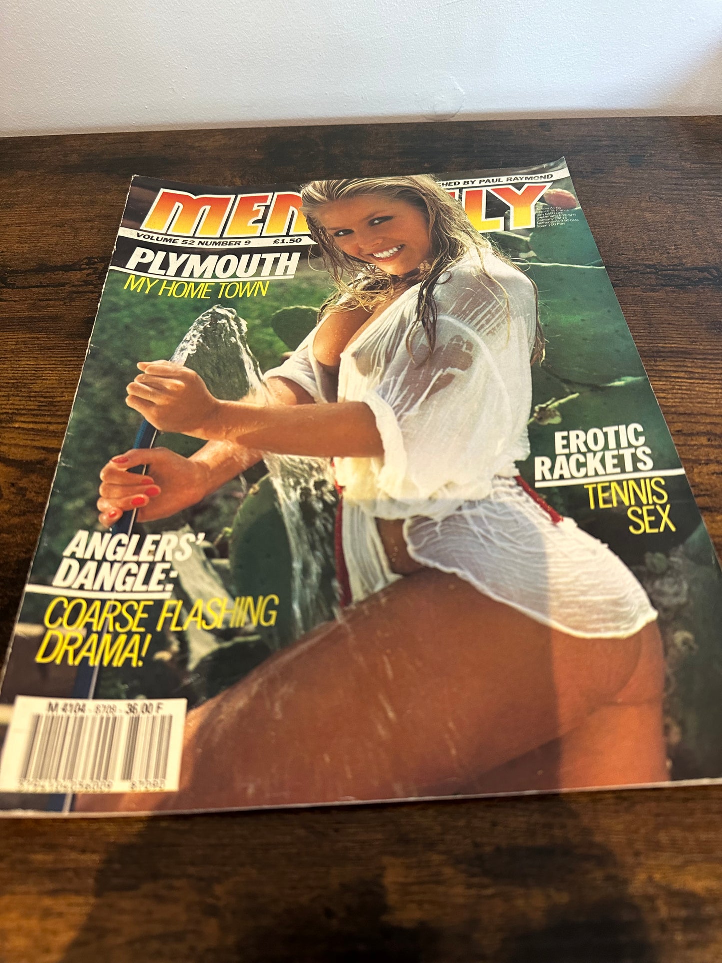 Men Only Paul Raymond Magazine Volume 52 Number 9 1987 Adult Magazine