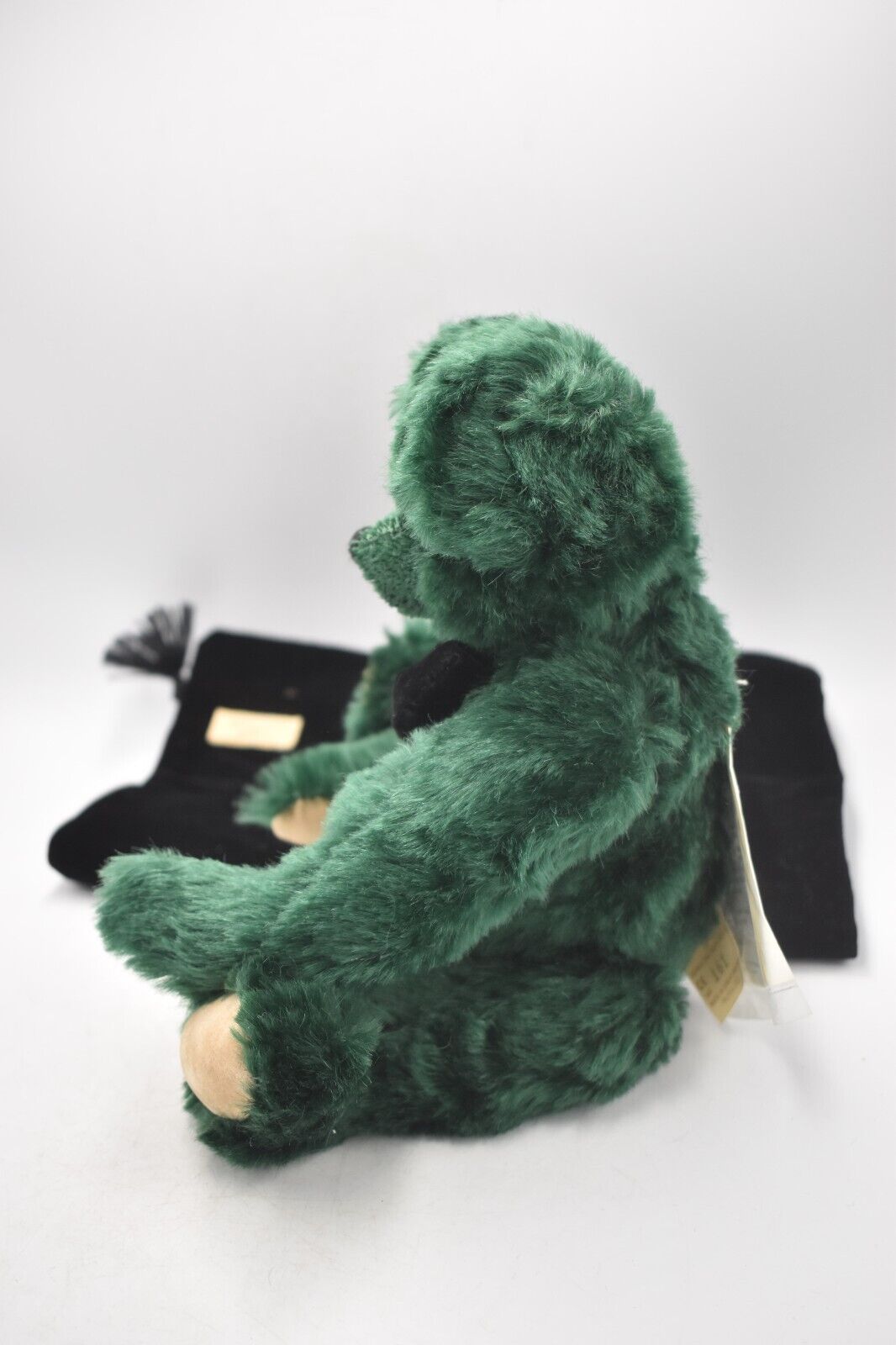 Deans Rag Book Co Luxury Green Mohair Teddy Bear Limited Edition Retired & Tags