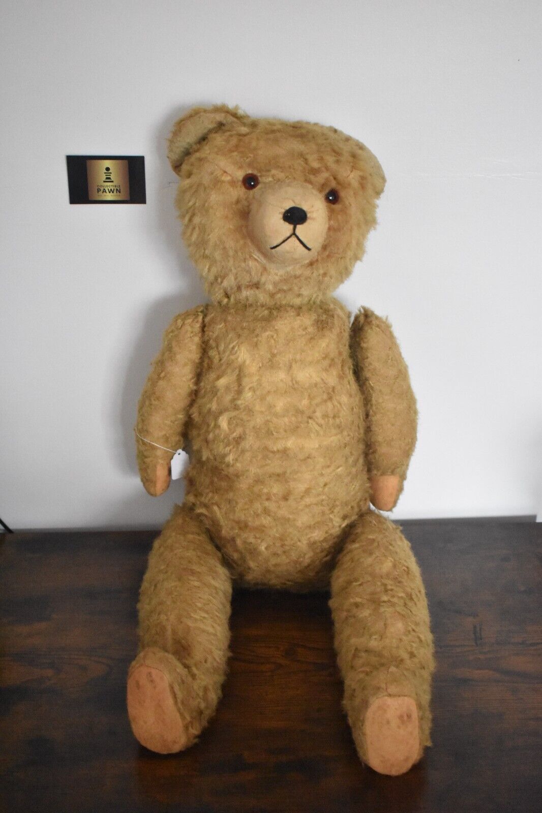 Vintage 1950's German Hermann Extra Large Mohair Teddy Bear