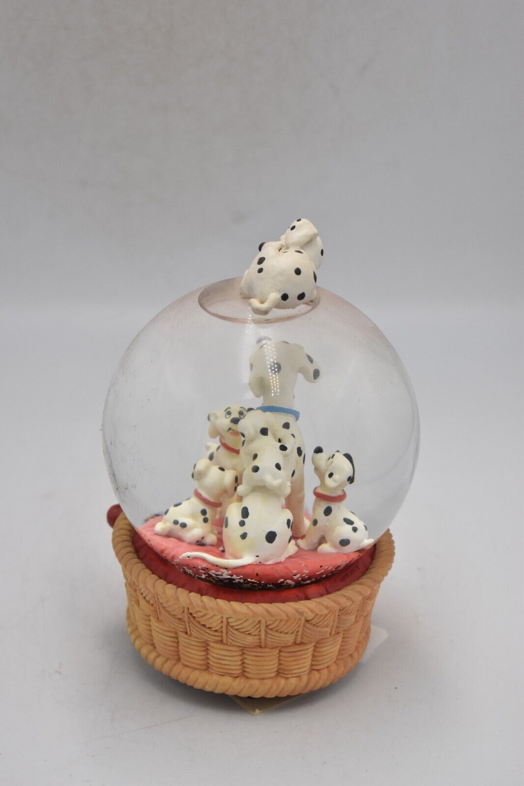 Disney 101 Dalmatians Musical Snow Globe – “Doggie in the Window” Tune