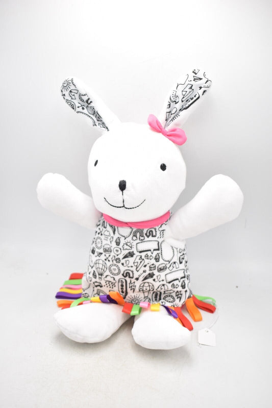 The Works Colour and Cuddle Bunny Rabbit Soft Plush Toy