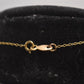 Vintage 9ct Yellow Gold Poodle Dog Pendant Necklace 46cm - Hallmarked