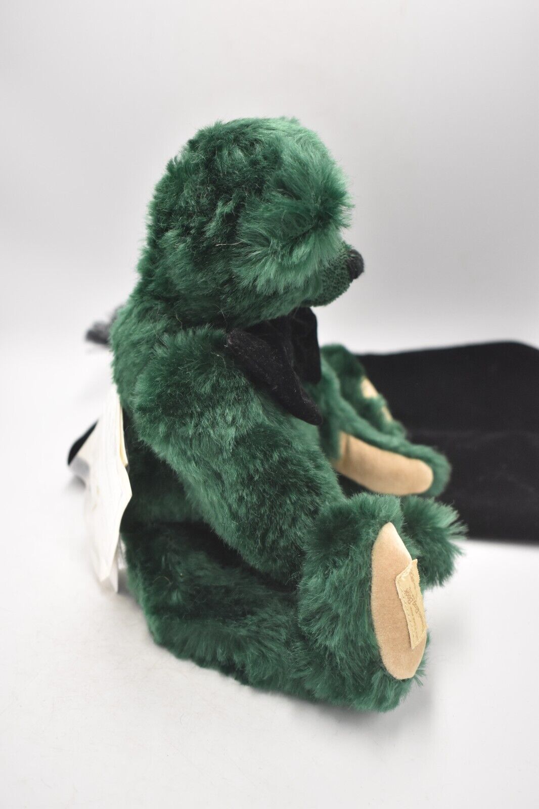 Deans Rag Book Co Luxury Green Mohair Teddy Bear Limited Edition Retired & Tags