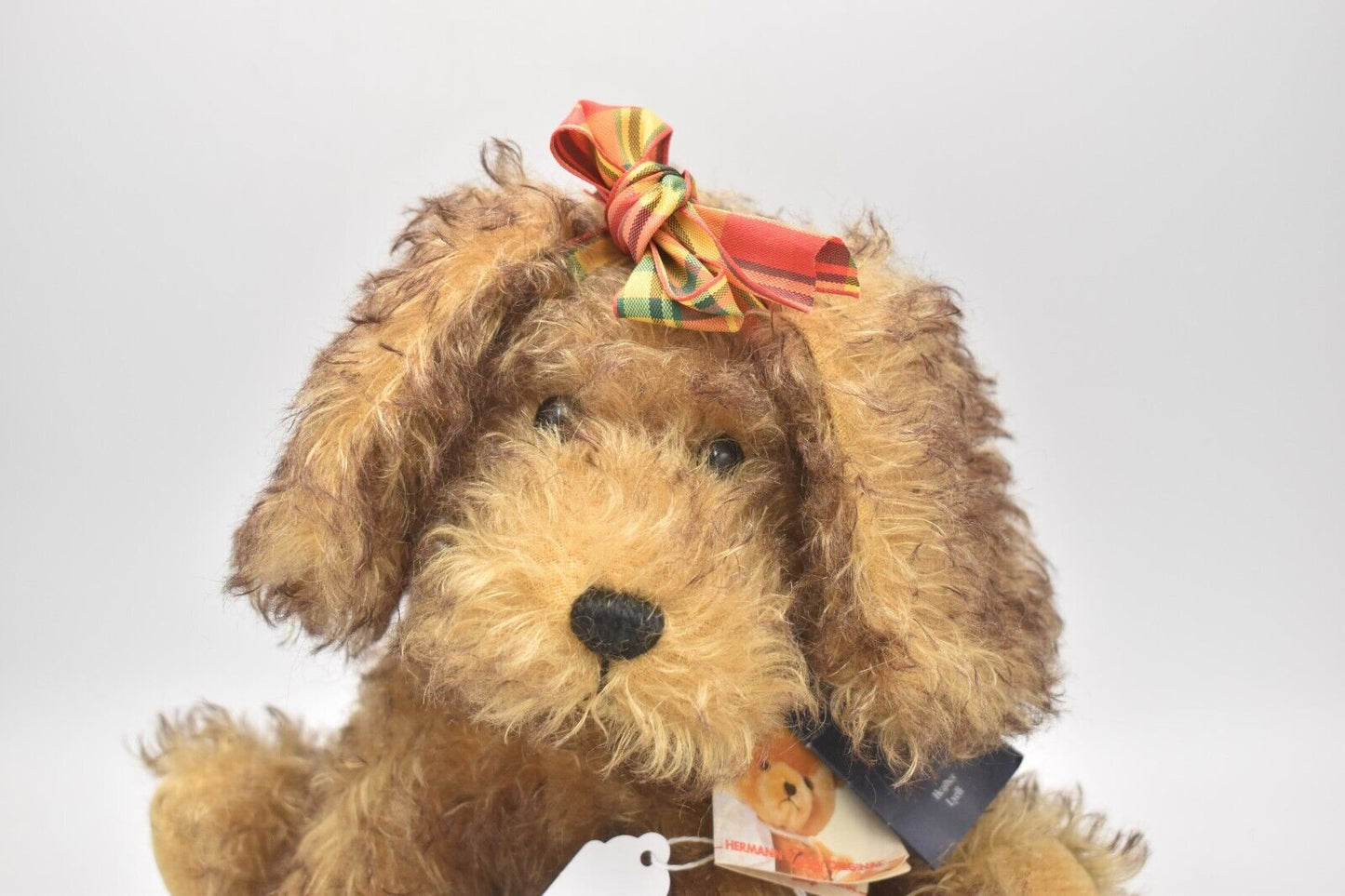 Hermann Daisy Dog Mohair Teddy Bear Designed By Heather Lyell Limited Edition