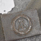 East German NVA Heavy Duty Military Webbing Belt – Grey DDR Metal Buckle