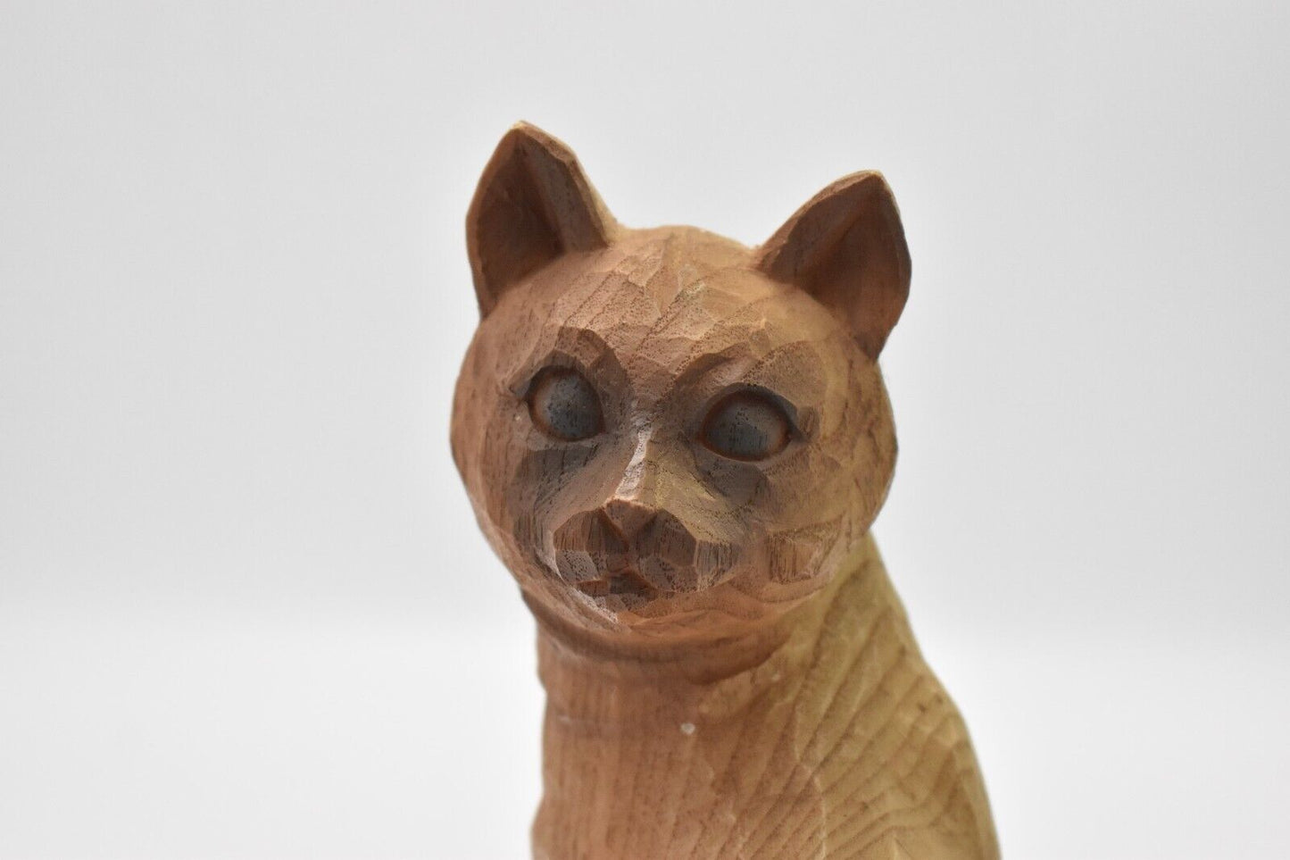 Vintage Resin Cat Figurine Statue Ornament