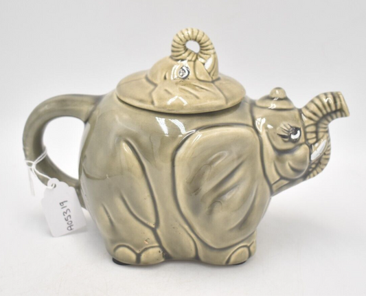 Vintage Elephant Teapot Novelty Decorative Collectible