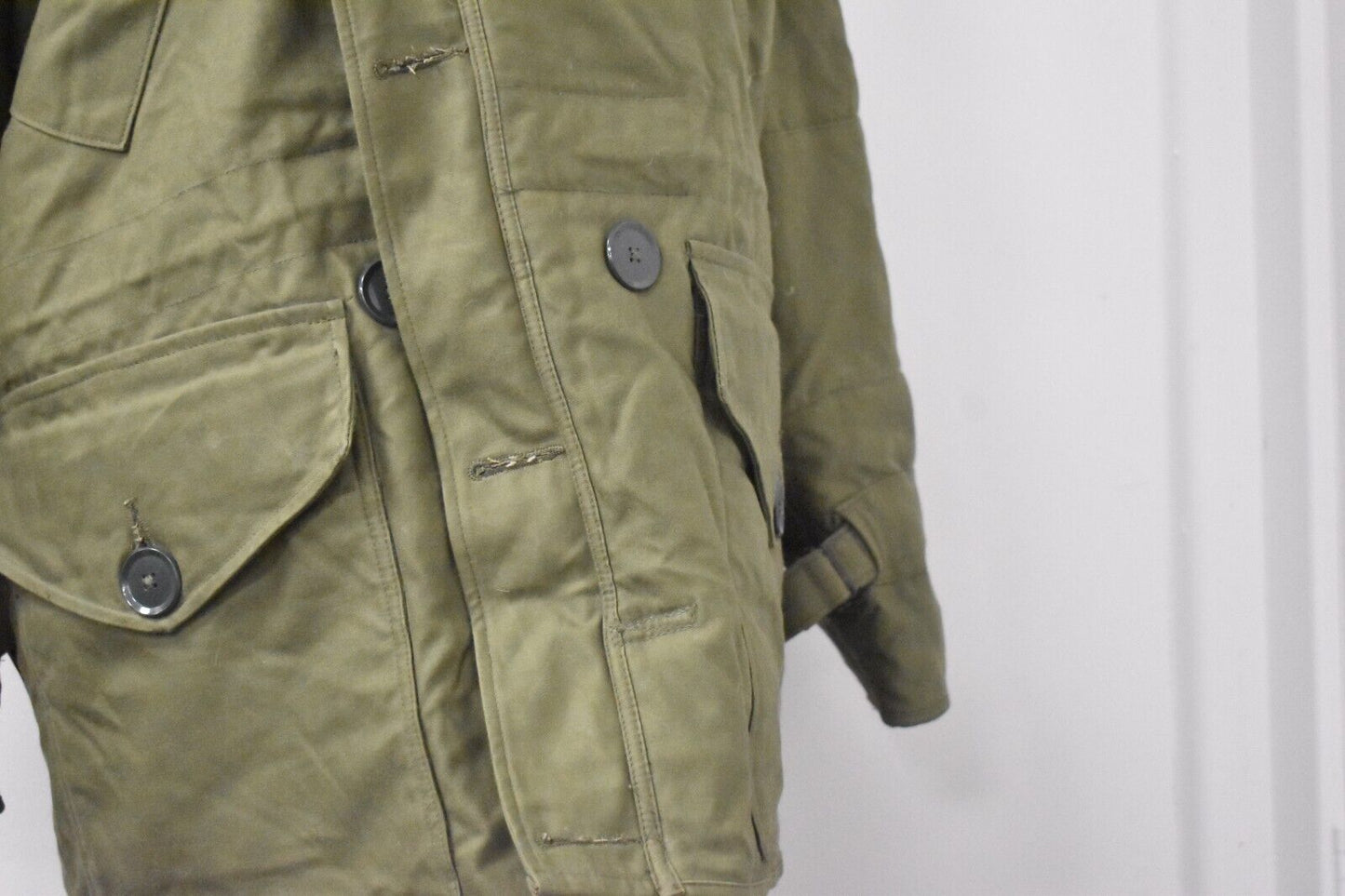 Vintage British Army Middle Parka Coat - 50" Chest, Military Surplus