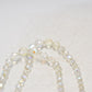 Vintage 1950s Exquisite Aurora Borealis Crystal Glass 2-Strand Necklace 50cm