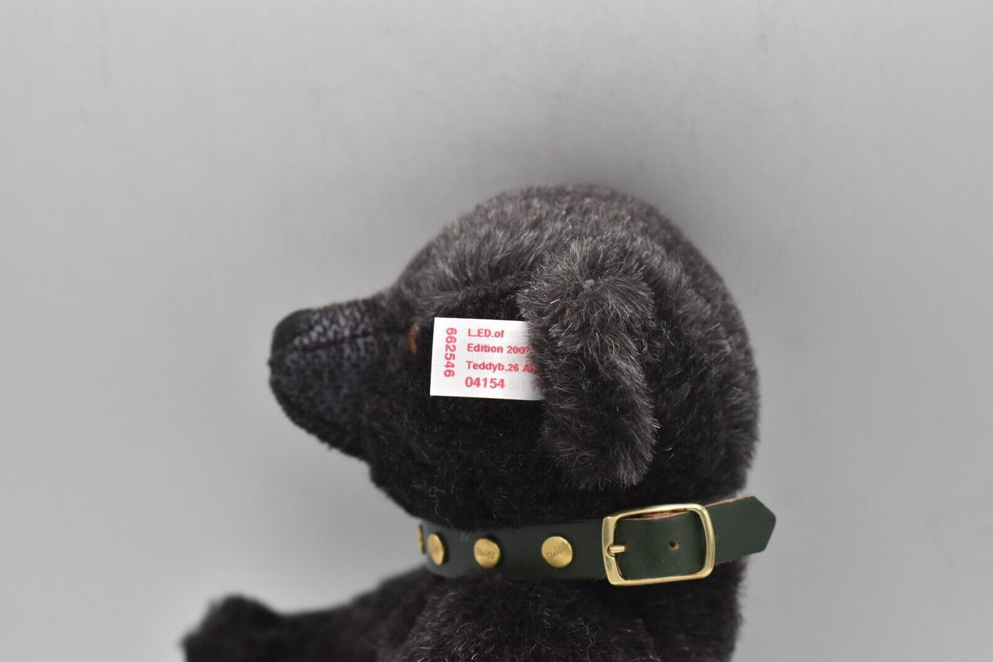 Steiff Jack The Black Alpaca Bear 662546 Limited Edition Retired Boxed