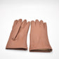 Vintage Debenhams Brown Vinyl Gloves Size 7