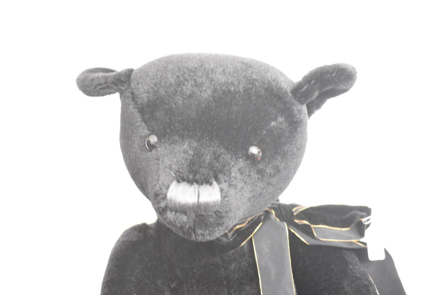 Merrythought Alpha Farnell Black Mohair Teddy Bear Growler Limited Edition