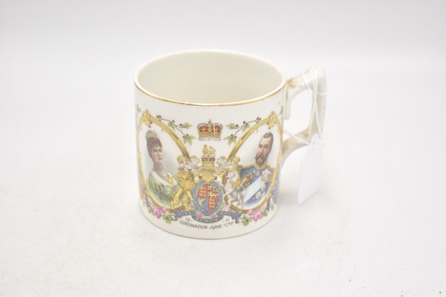 Vintage Wedgwood & Co. Imperial Porcelain George V Coronation Mug