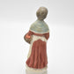 Vintage Old Lady Figurine Statue Ornament Ceramic