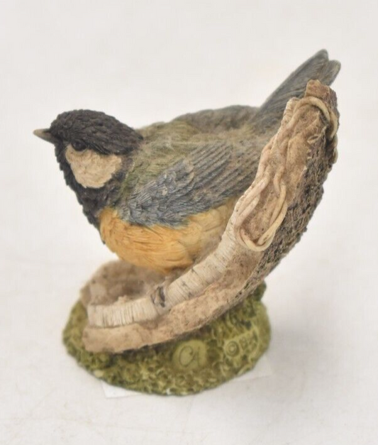 Vintage Royal Doulton Great Tit Garden Bird Figurine Statue Ornament