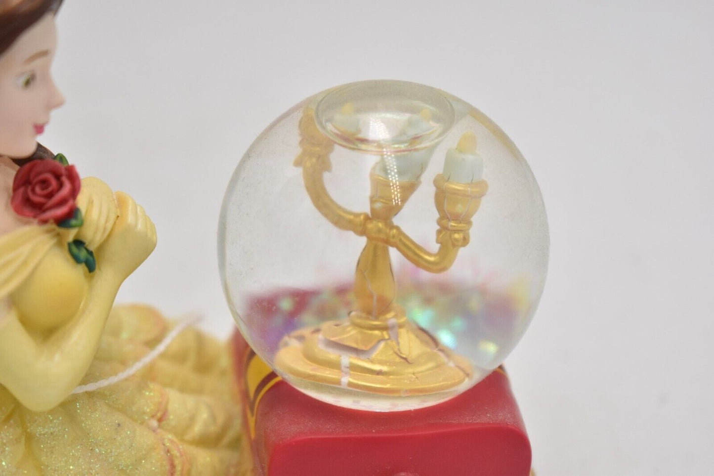 Disney Belle & Lumière Beauty and the Beast Mini Snow Globe