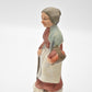 Vintage Old Lady Figurine Statue Ornament Ceramic