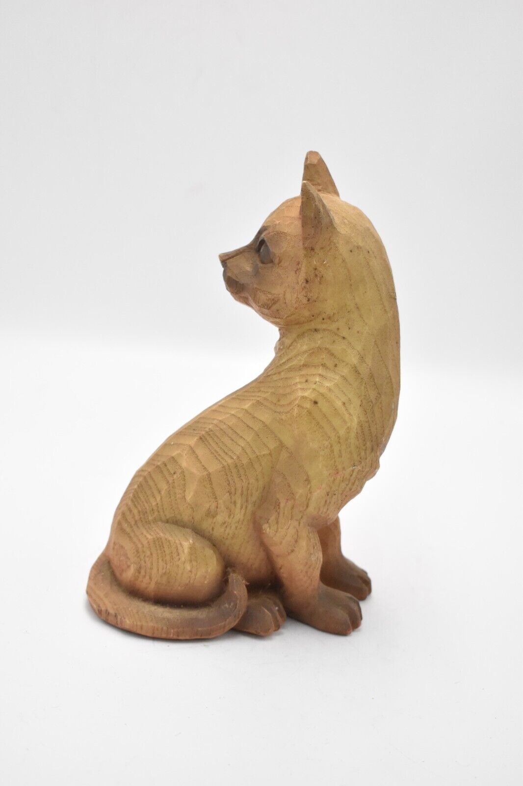 Vintage Resin Cat Figurine Statue Ornament