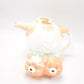 Vintage Teddy Bear Couple Ballroom Dancing Teapot Novelty Decorative Collectible