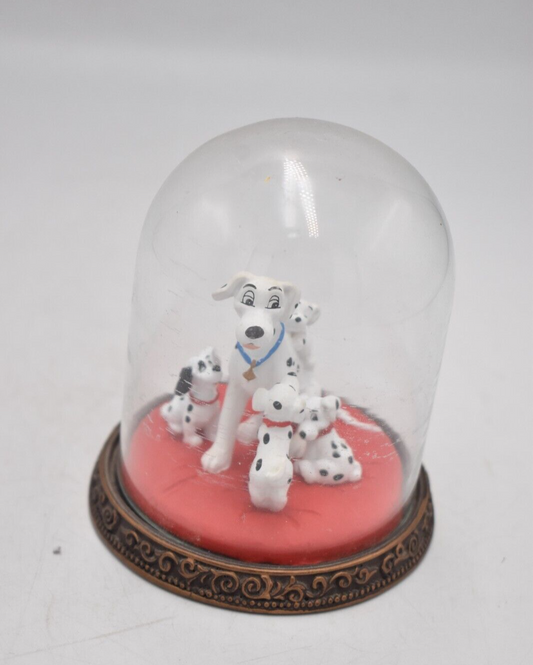 Disney 101 Dalmatians Figurines Inside Glass Dome