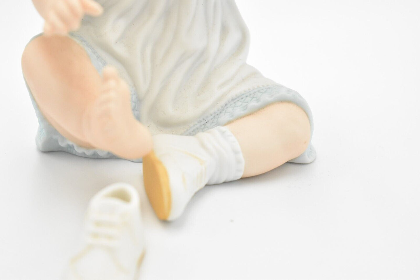 Lenox Baby Book Collection Baby's First Shoes 1990 Figurine Statue Ornament