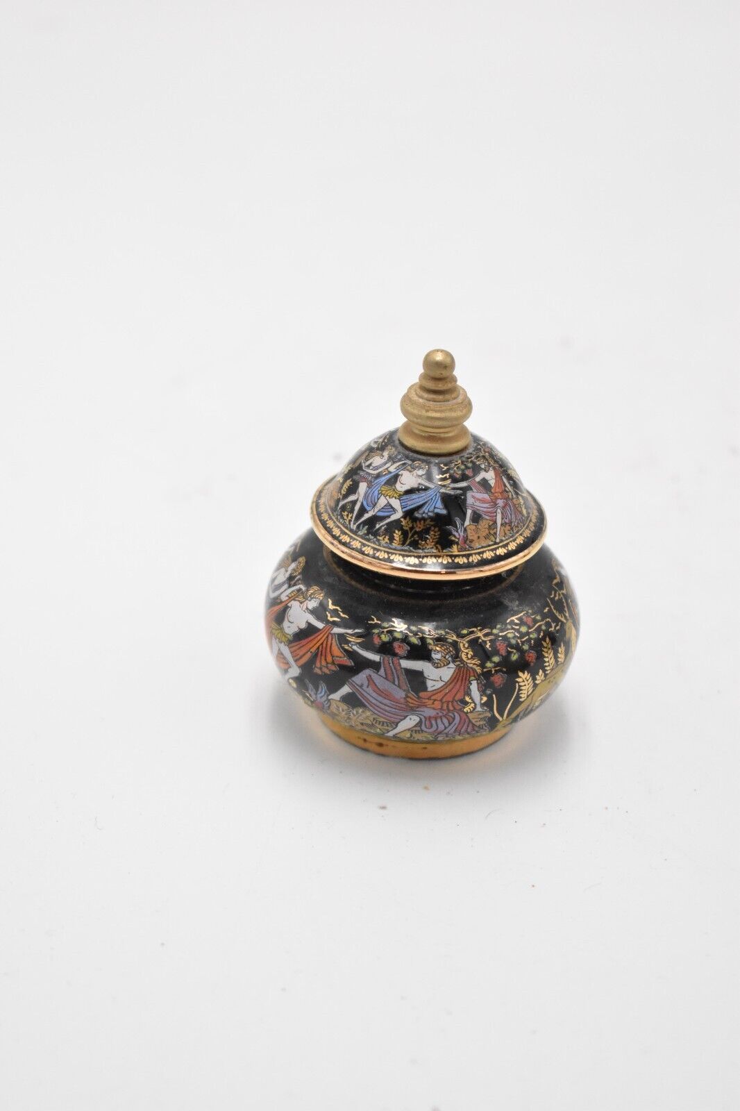 Vintage Venus Series Solid Perfume Bottle Made In Greece Scent Pot