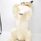 Vintage White Poodle Dog Figurine Statue Ornament Large Life Like Ceramic 44cm