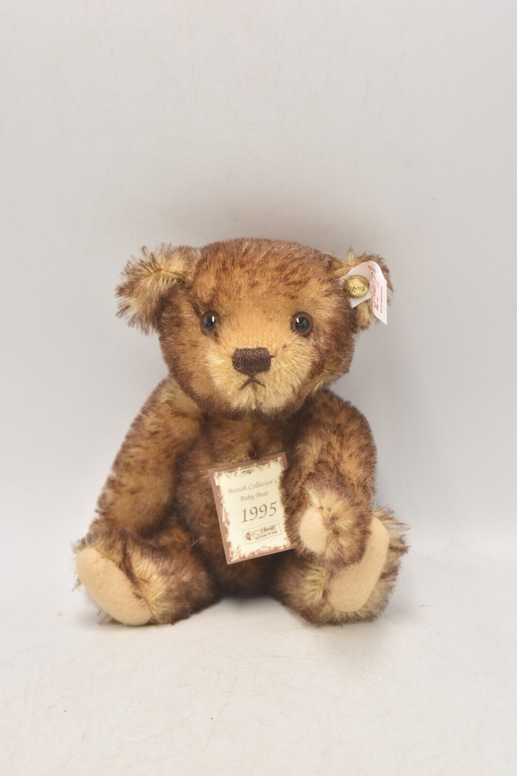 Steiff British Collectors UK Baby Bear Set 1994-1998 Retired 654695 Ltd Edition