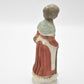 Vintage Old Lady Figurine Statue Ornament Ceramic