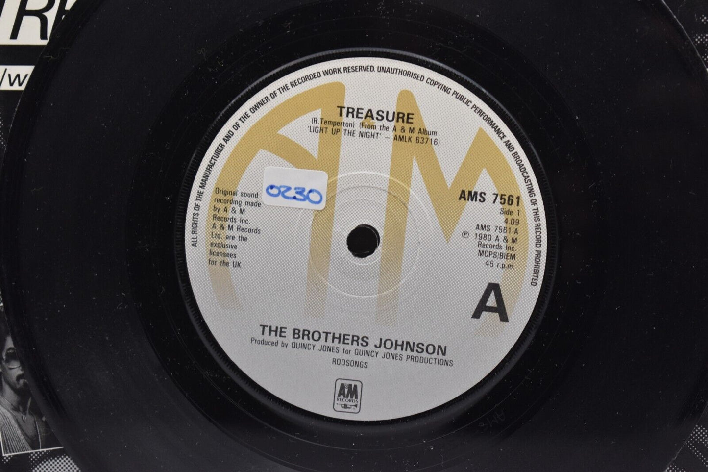 The Brothers Johnson Treasure 7" Vinyl Single 1980