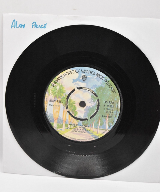 Alan Price Jarrow Song 7" Vinyl Single 1974