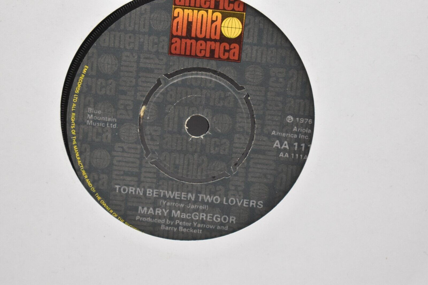 Mary MacGregor Torn Between Two Lovers 7" Vinyl Record Single 1976